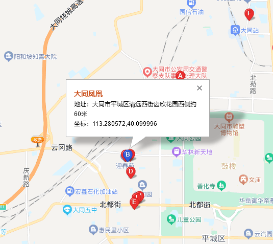 大同凤凰妇产医院路线地址